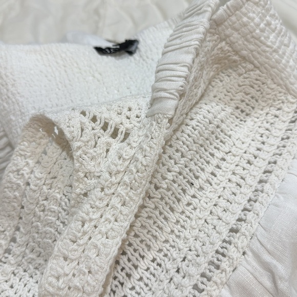 NWT JCrew crochet- top midi Dress sz L - Picture 6 of 10